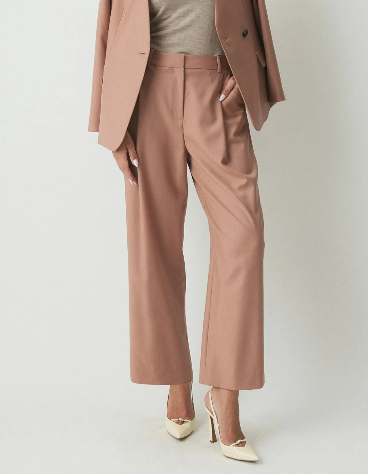 ADELENA WOOL SUIT PANT