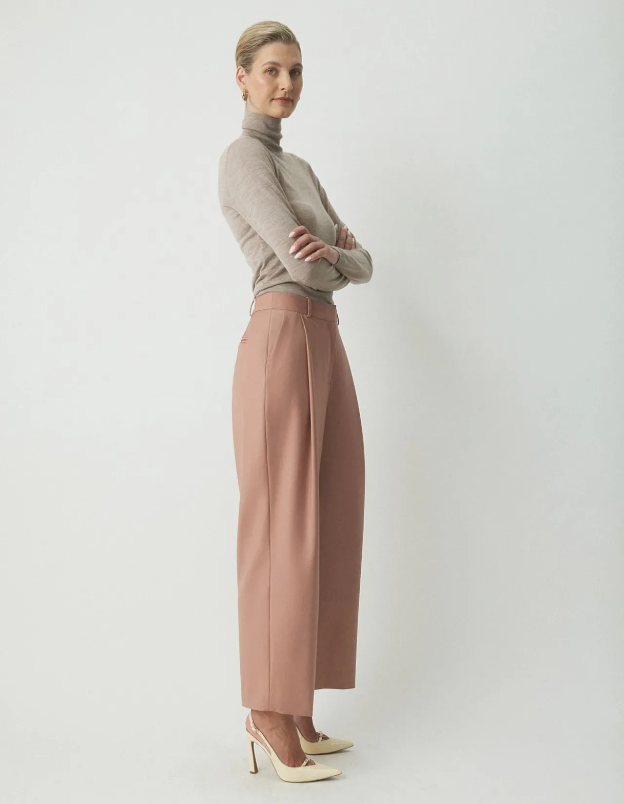 ADELENA WOOL SUIT PANT