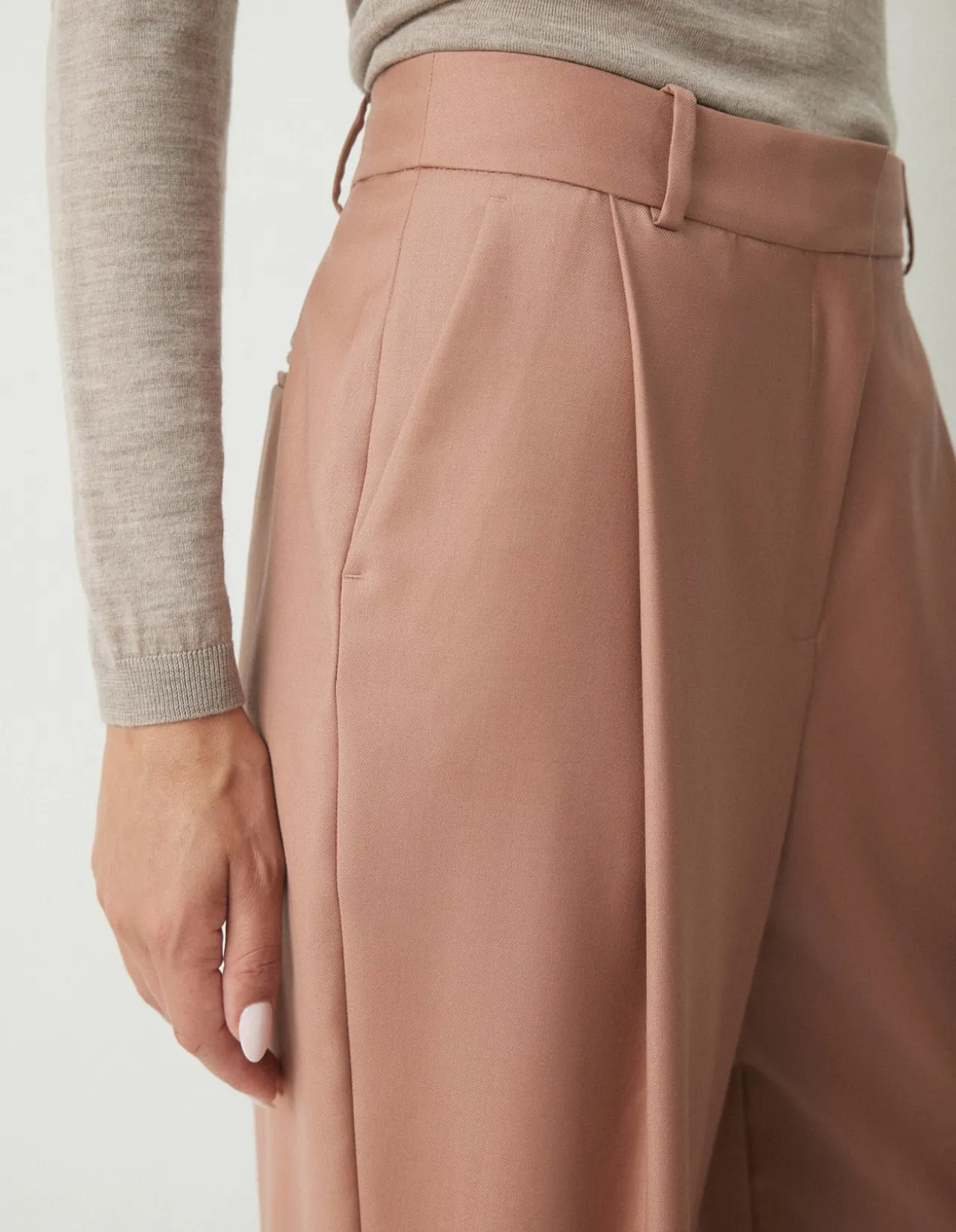 ADELENA WOOL SUIT PANT