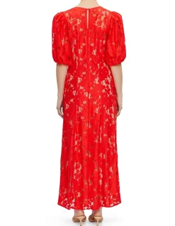 ADELINE LACE MIDI DRESS