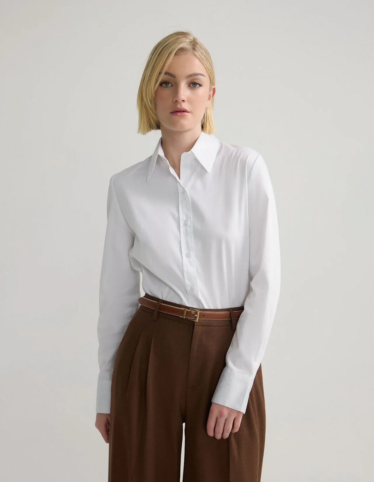 ADRIENNE STRETCH SHIRT