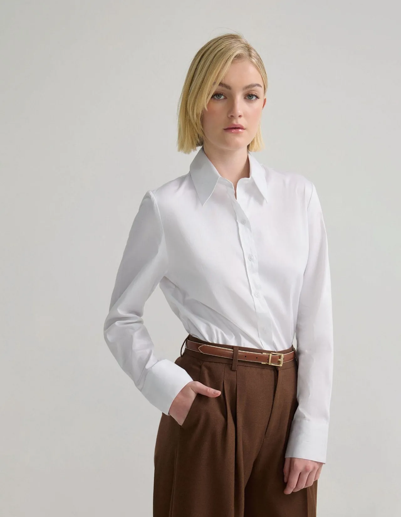 ADRIENNE STRETCH SHIRT
