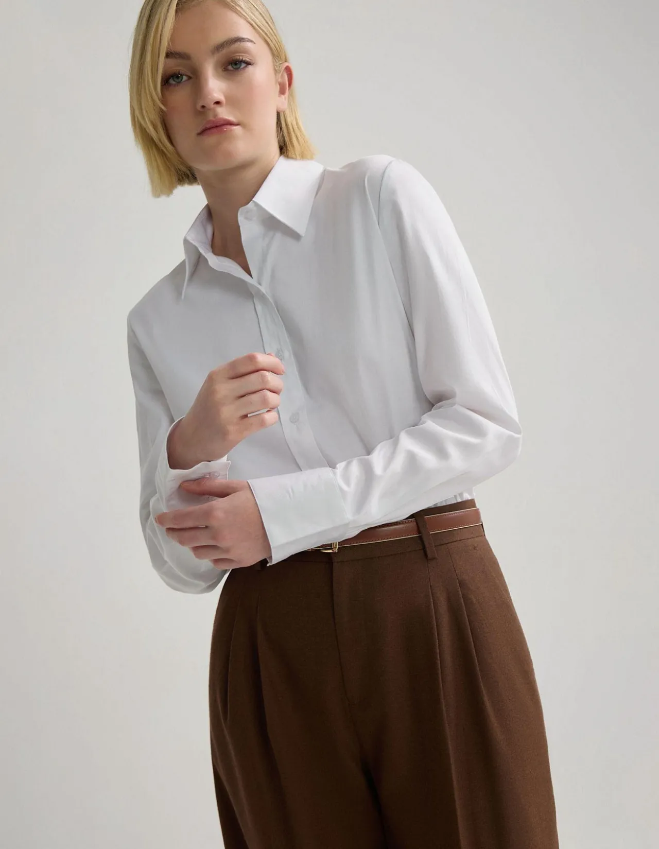 ADRIENNE STRETCH SHIRT