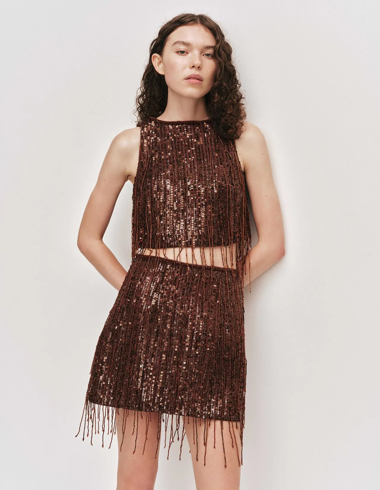 Aire Sequin Skirt