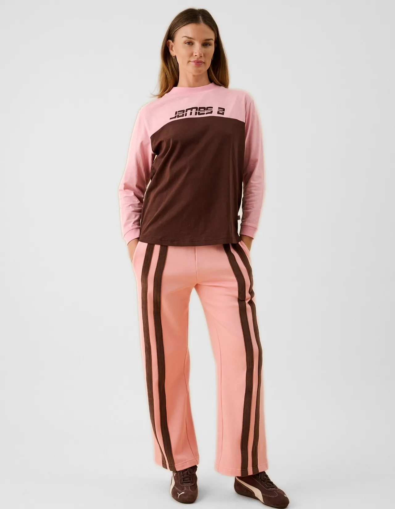 AJ Logo Stripe Trackpant