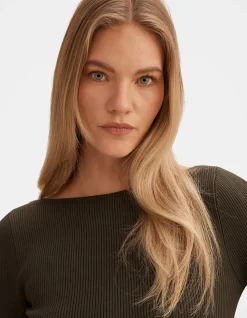 ALAIA KNITTED RIB JUMPER