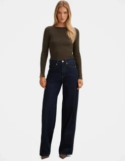 ALAIA KNITTED RIB JUMPER