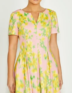 ALESSANDRA PINK FLORAL DRESS
