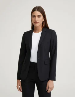 ALEXA WOOL STRETCH SUIT JACKET