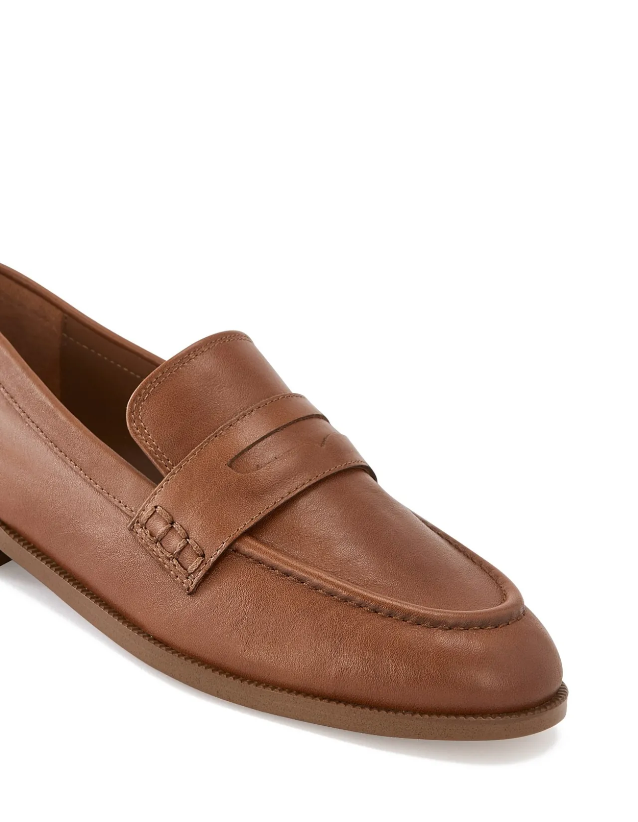 Alexandra Burnt Almond Leather Loafer