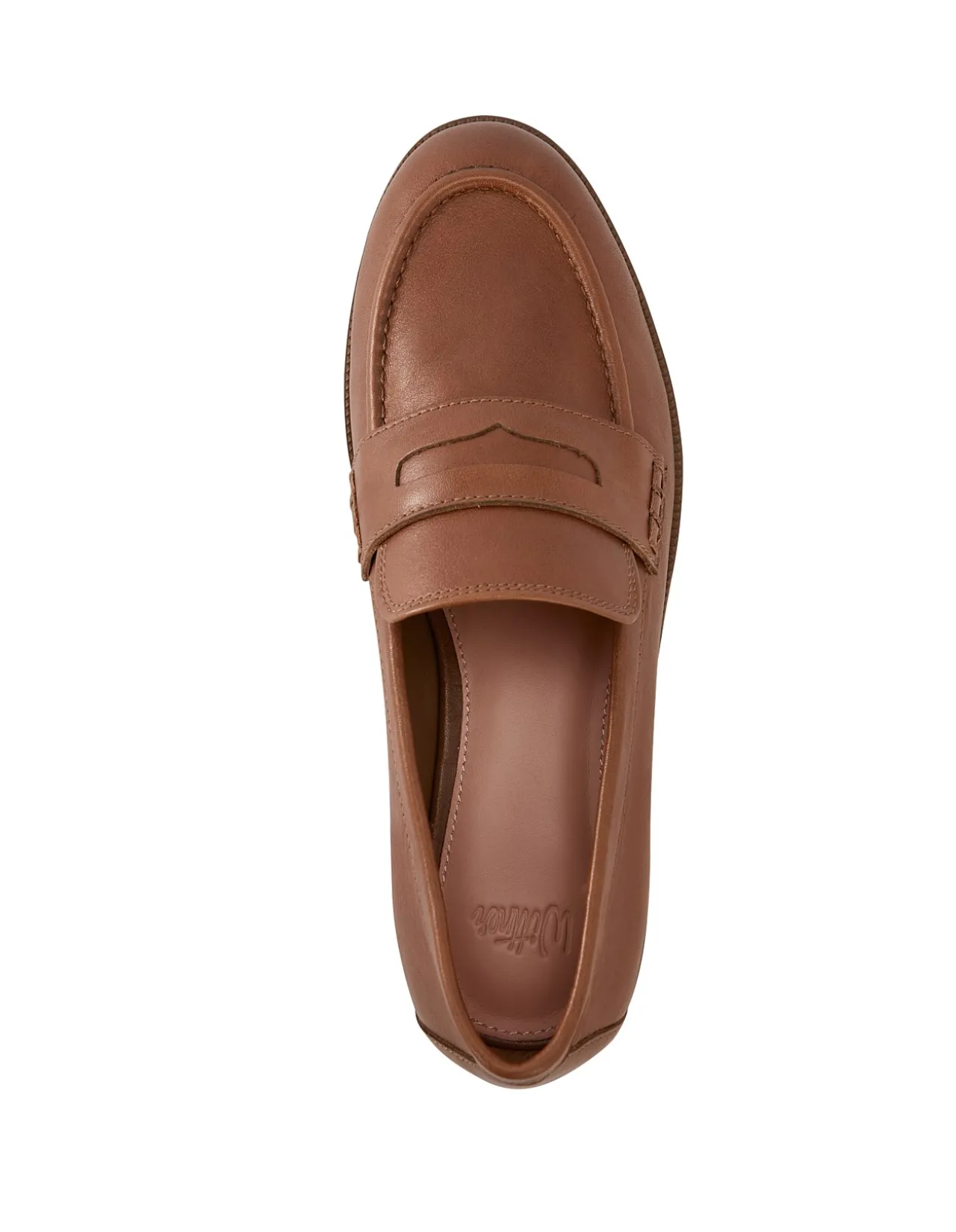 Alexandra Burnt Almond Leather Loafer