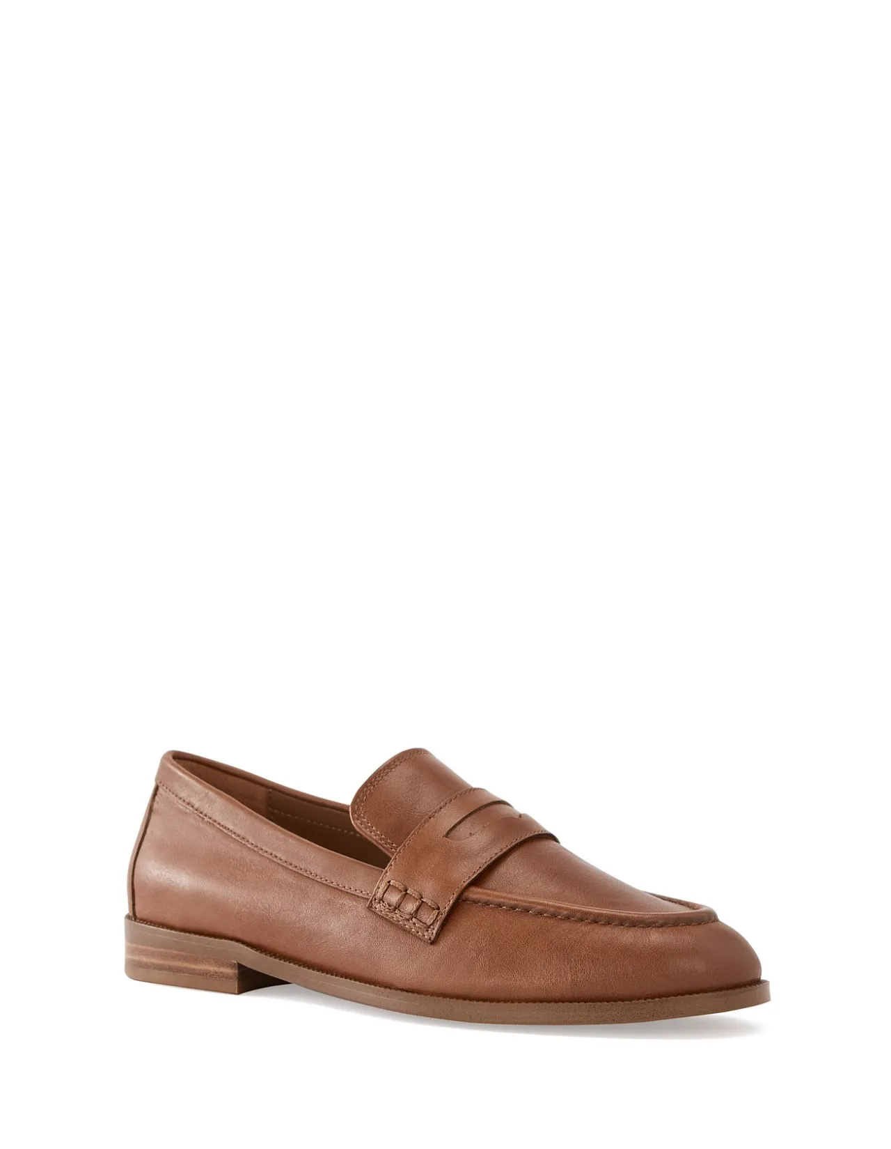 Alexandra Burnt Almond Leather Loafer