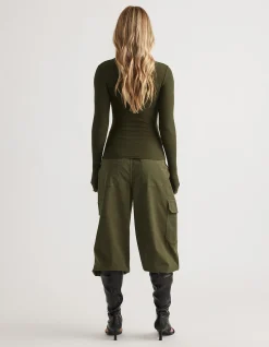ALICIA HIGH NECK LONG SLEEVE