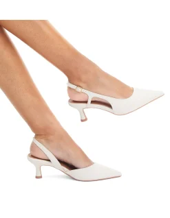 Alina Leather Slingback Heel