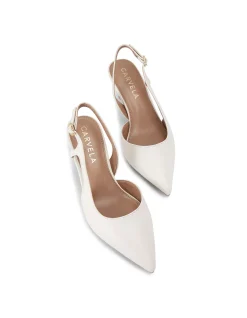 Alina Leather Slingback Heel