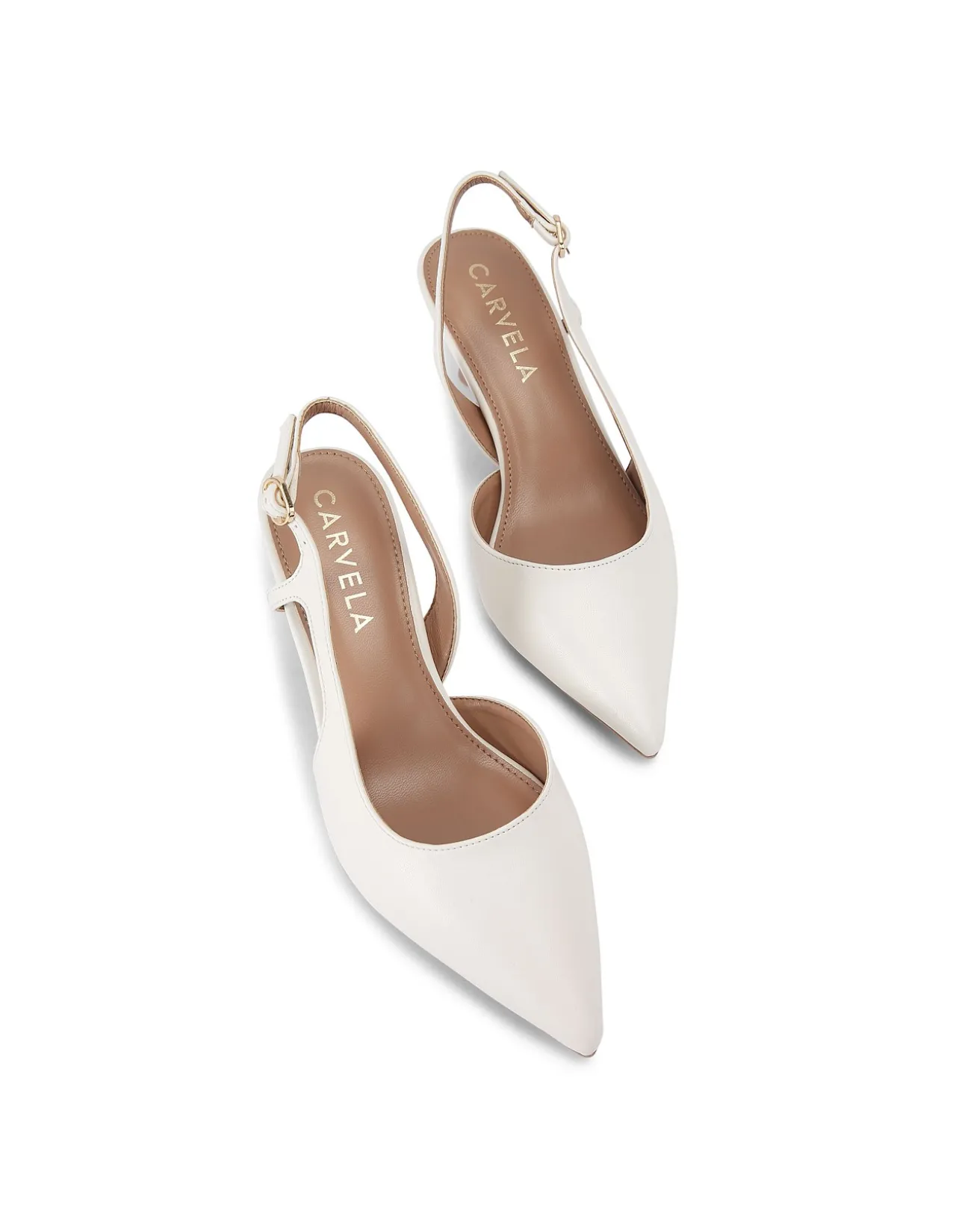 Alina Leather Slingback Heel