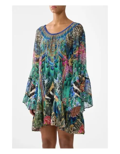 A-LINE FRILL DRESS