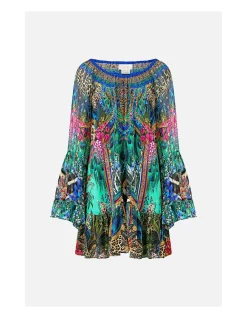 A-LINE FRILL DRESS