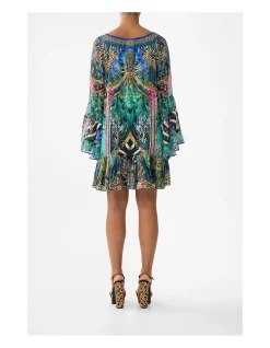 A-LINE FRILL DRESS