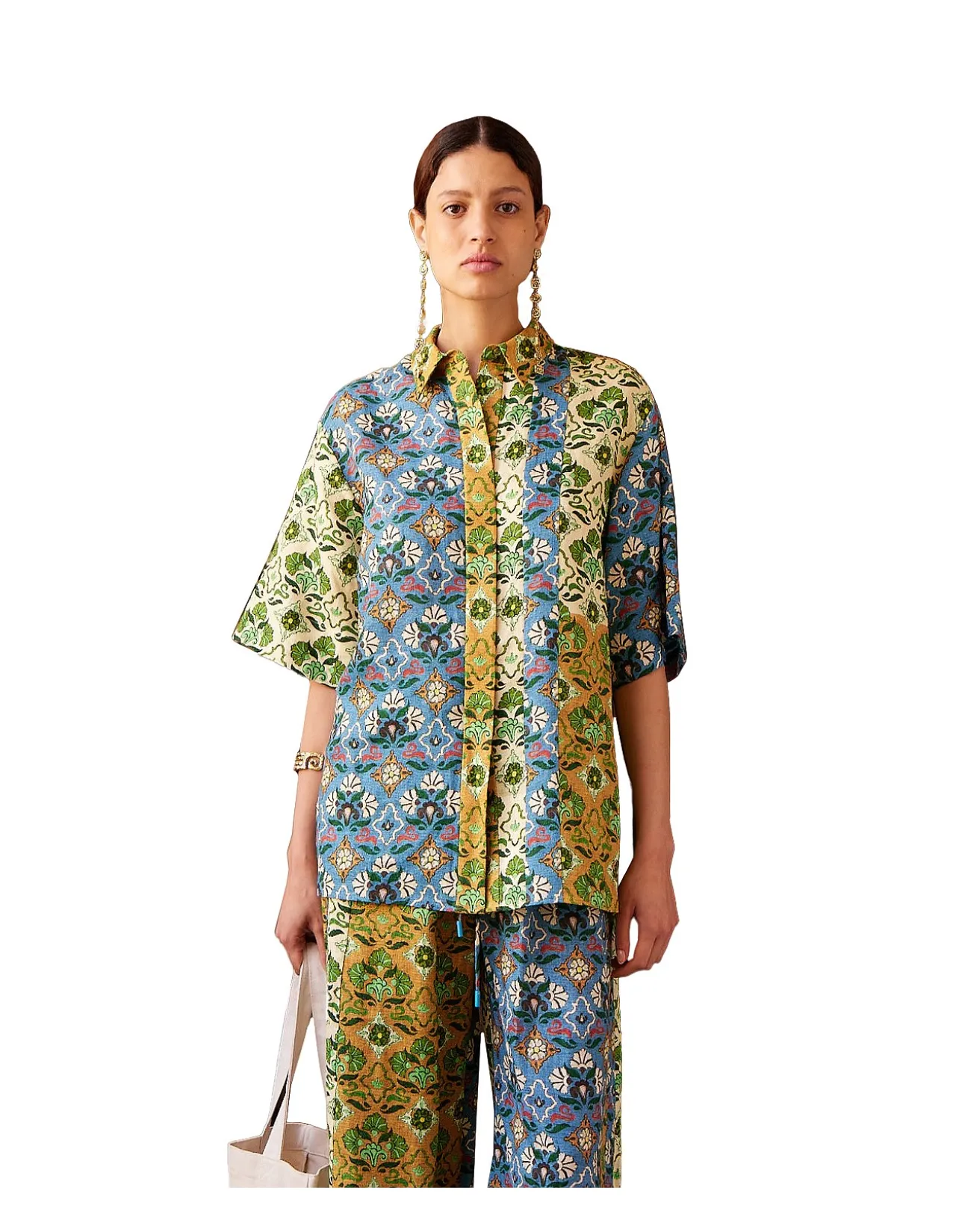 ALI SPLICED SHIRT