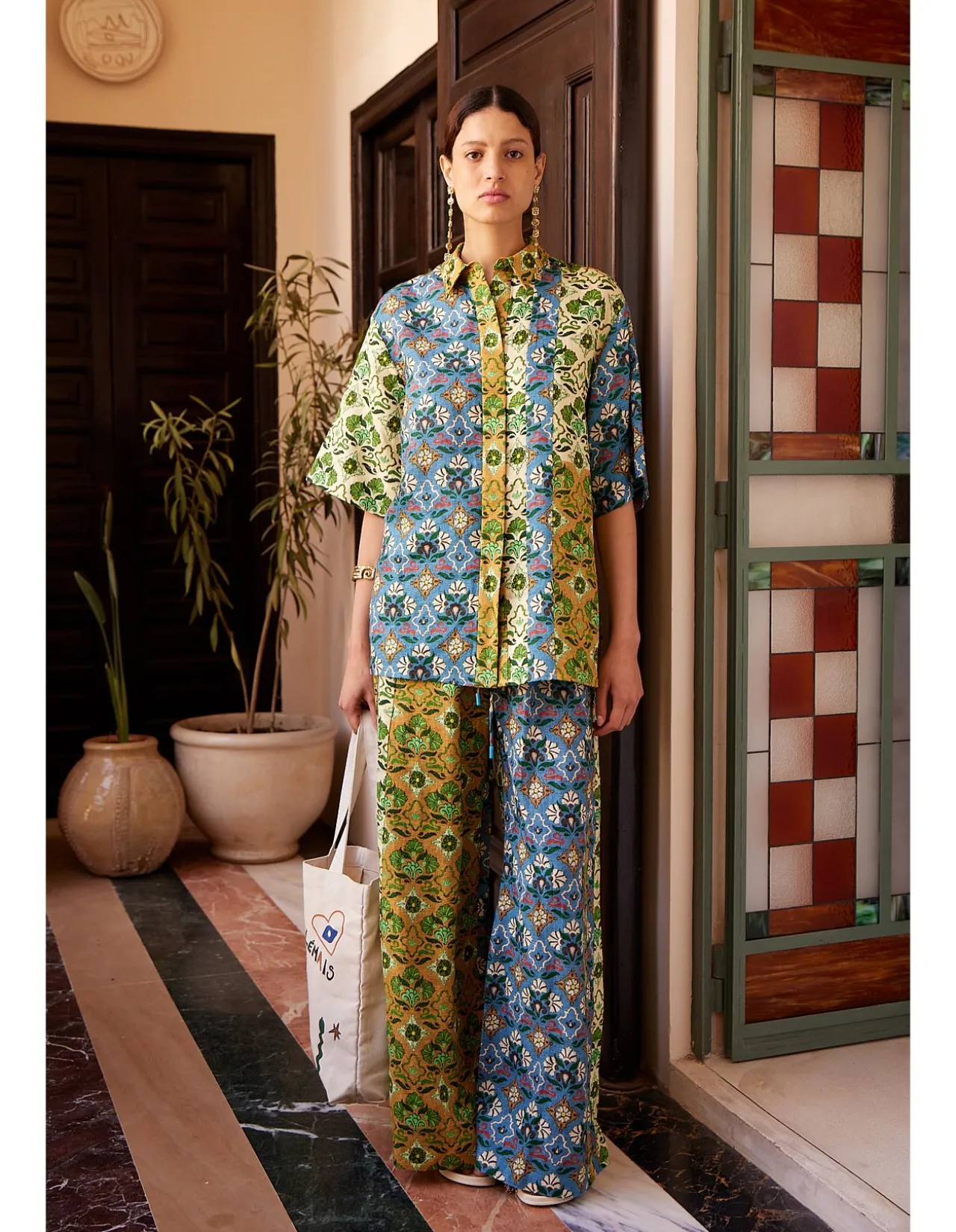 ALI SPLICED SHIRT