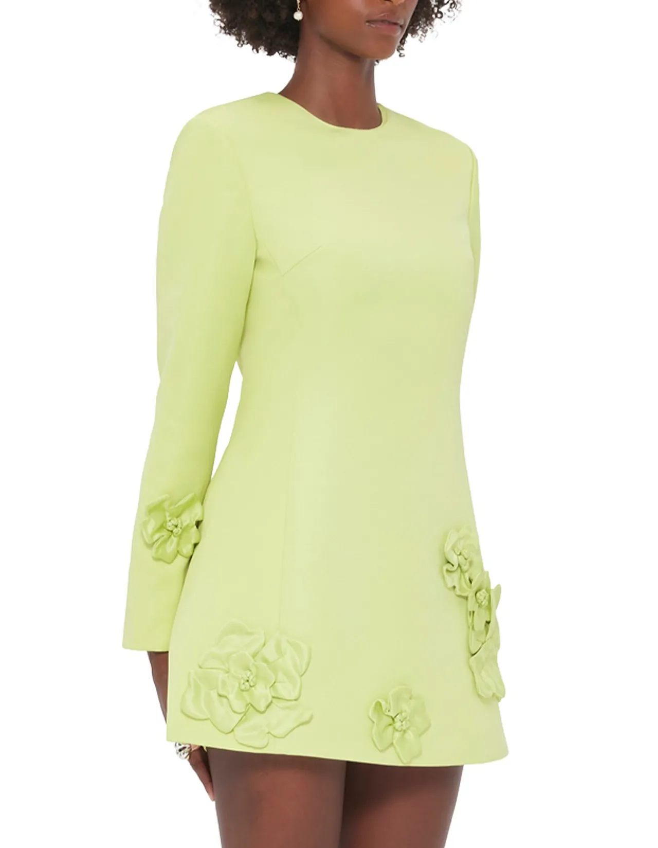 Aliza Long Sleeve Petal Mini Dress