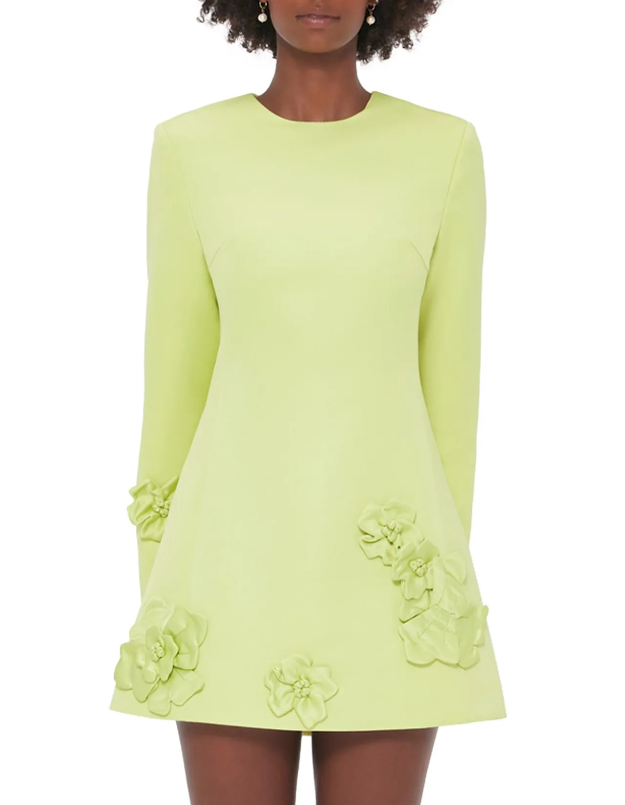 Aliza Long Sleeve Petal Mini Dress