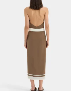 Almara Wrap Halter Dress