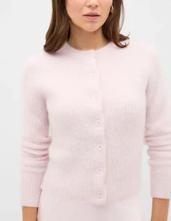 ALPACA BLEND FITTED CARDIGAN