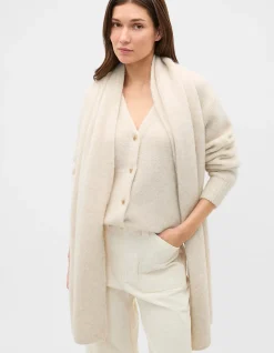 ALPACA BLEND SCARF CARDIGAN