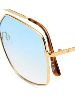 ALTAIR GOLD / HAVANA AVIATOR SUNGLASSES