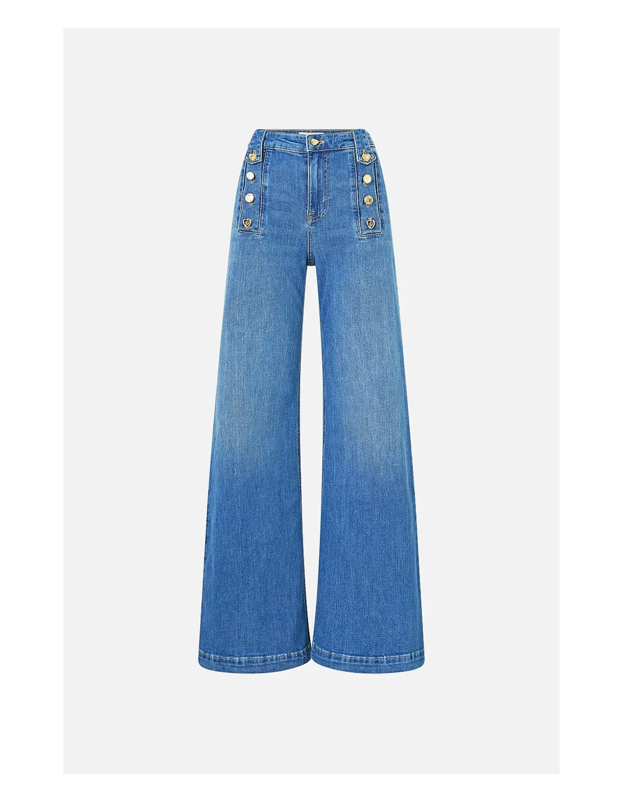 AMANDA TAURUS RISING HARDWARE FLARE JEAN