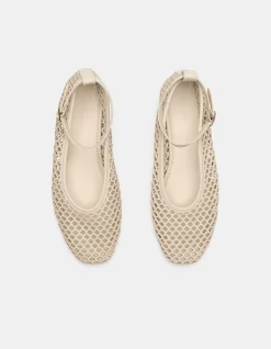 AMARI PERFORATED BALLET FLAT