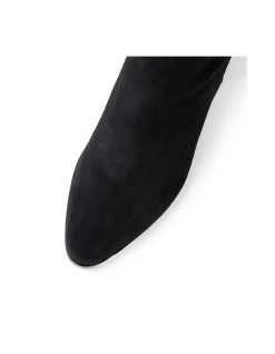 Amatis Suede High Block Heel Knee Boots
