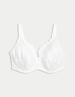 Amelia Lace Natural Lift Wired Full Cup Bra (F+)