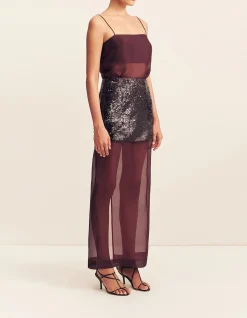 AMERIE MAXI SKIRT