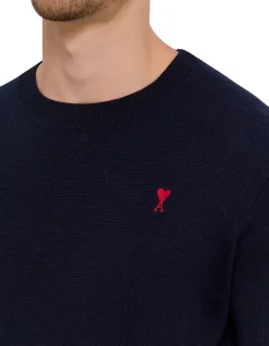 Ami De Coeur Merino Wool Crew Neck Sweater