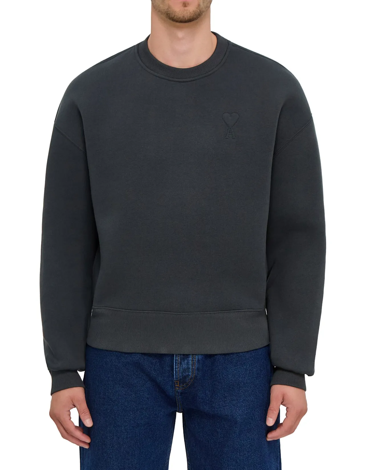 Ami de Coeur Fleece Logo Crewneck Sweatshirt