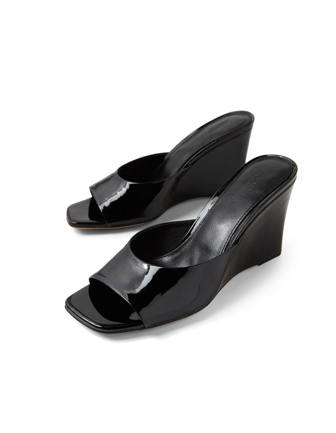 Anarbel Patent Wedge Mules