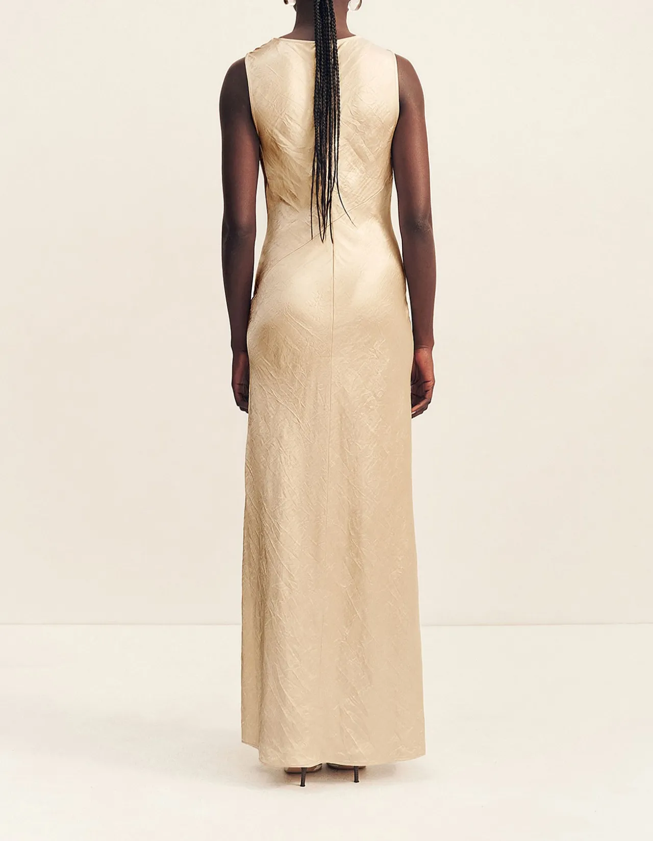 Andie Sleeveless Cowl Maxi Dress