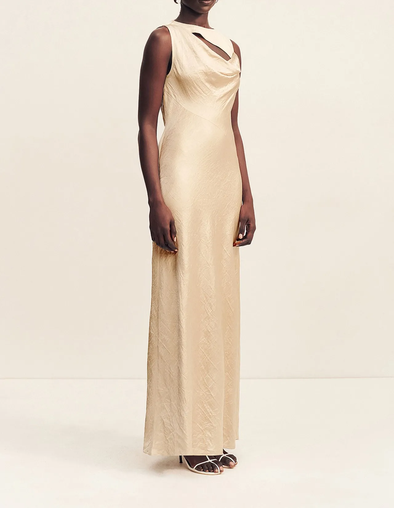Andie Sleeveless Cowl Maxi Dress
