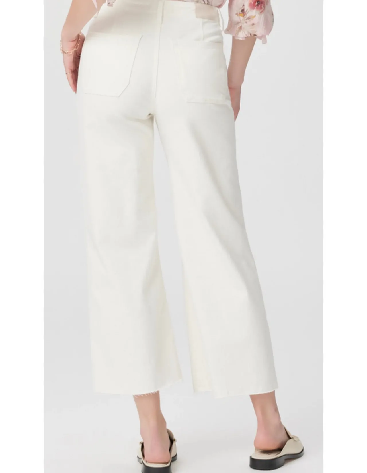 Anessa High Rise Wide Leg Cropped Jeans