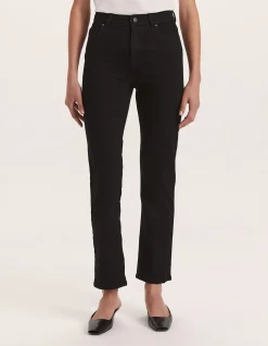 Anna High Rise Stretch Straight Leg Jeans
