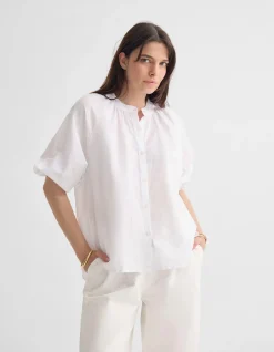 ANNIKA WASHED LINEN SHIRT