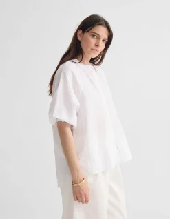 ANNIKA WASHED LINEN SHIRT
