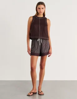 ANN LIN OPEN BACK SLEEVELESS TOP
