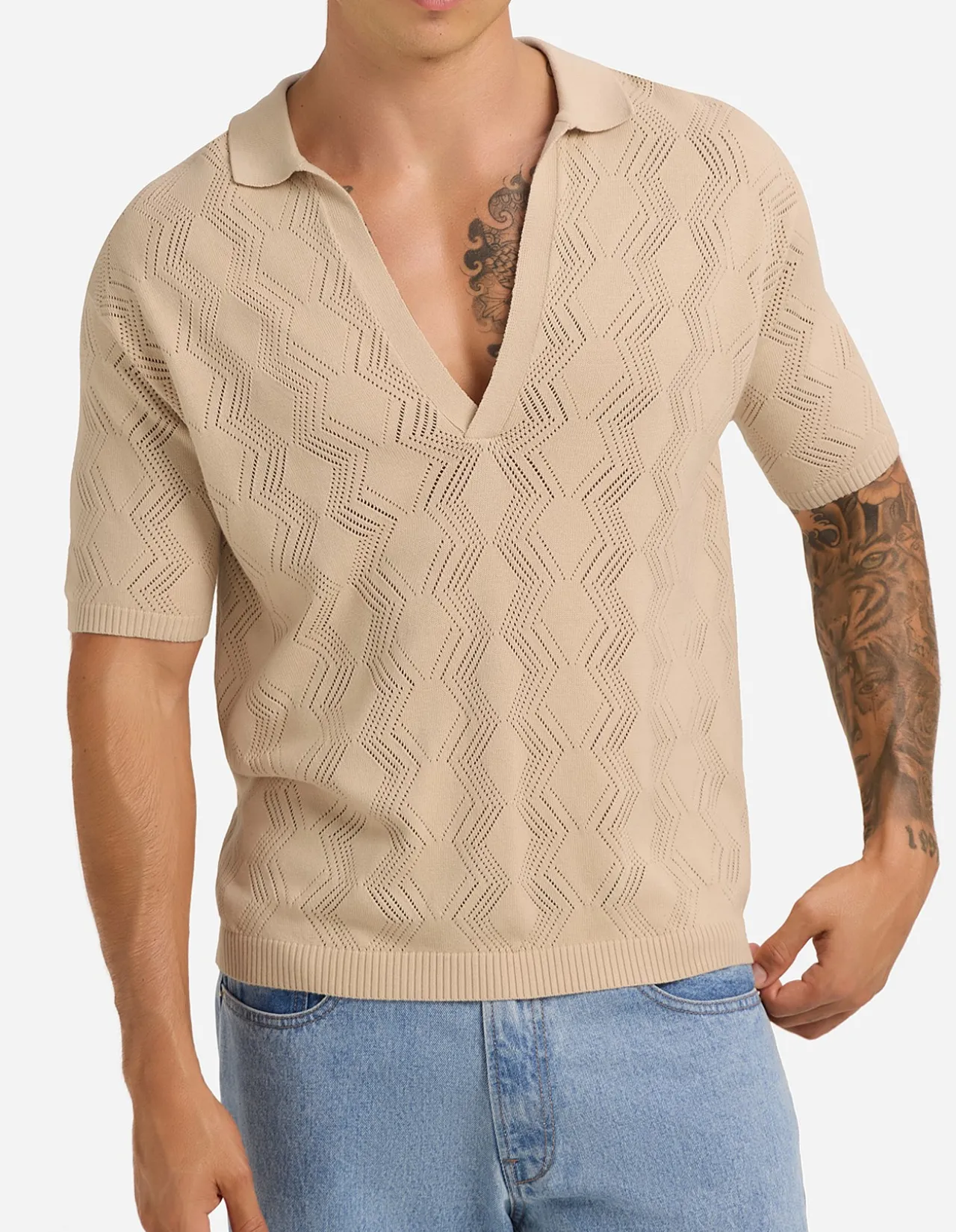 ANTHONY SHORT SLEEVE KNIT TOP