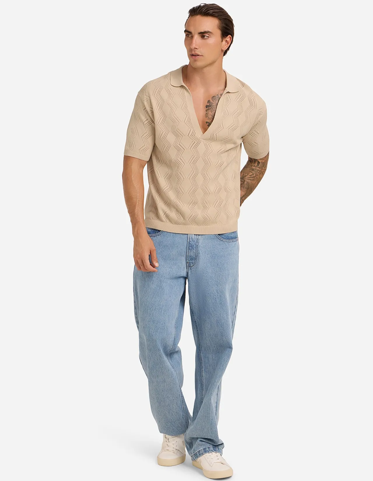 ANTHONY SHORT SLEEVE KNIT TOP