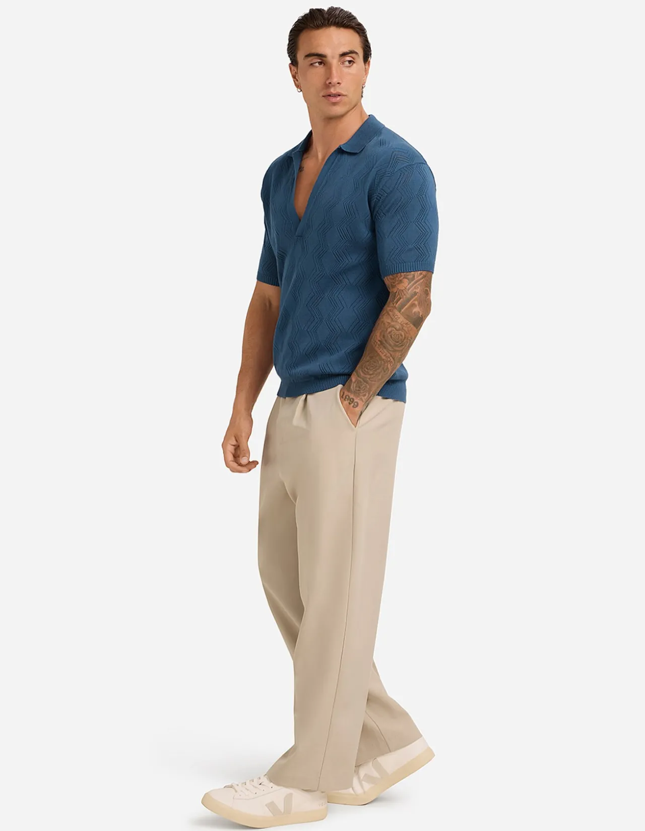 ANTHONY SHORT SLEEVE KNIT TOP