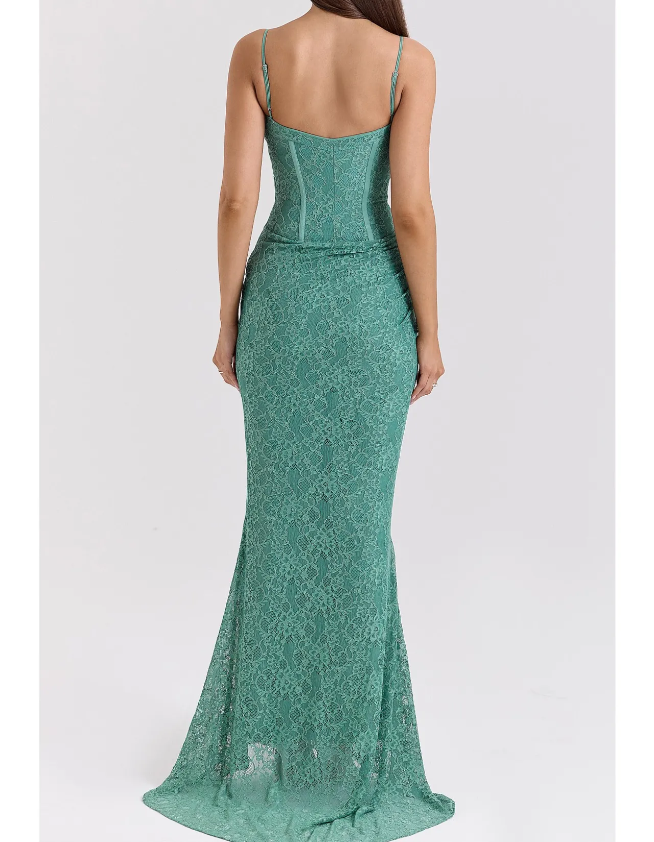 Antonina Lace Corset Maxi Dress